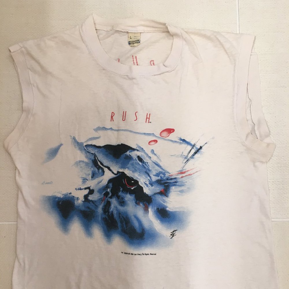 Highly coveted, Vintage RUSH 1984 Grace Under Pressure  tour shirt